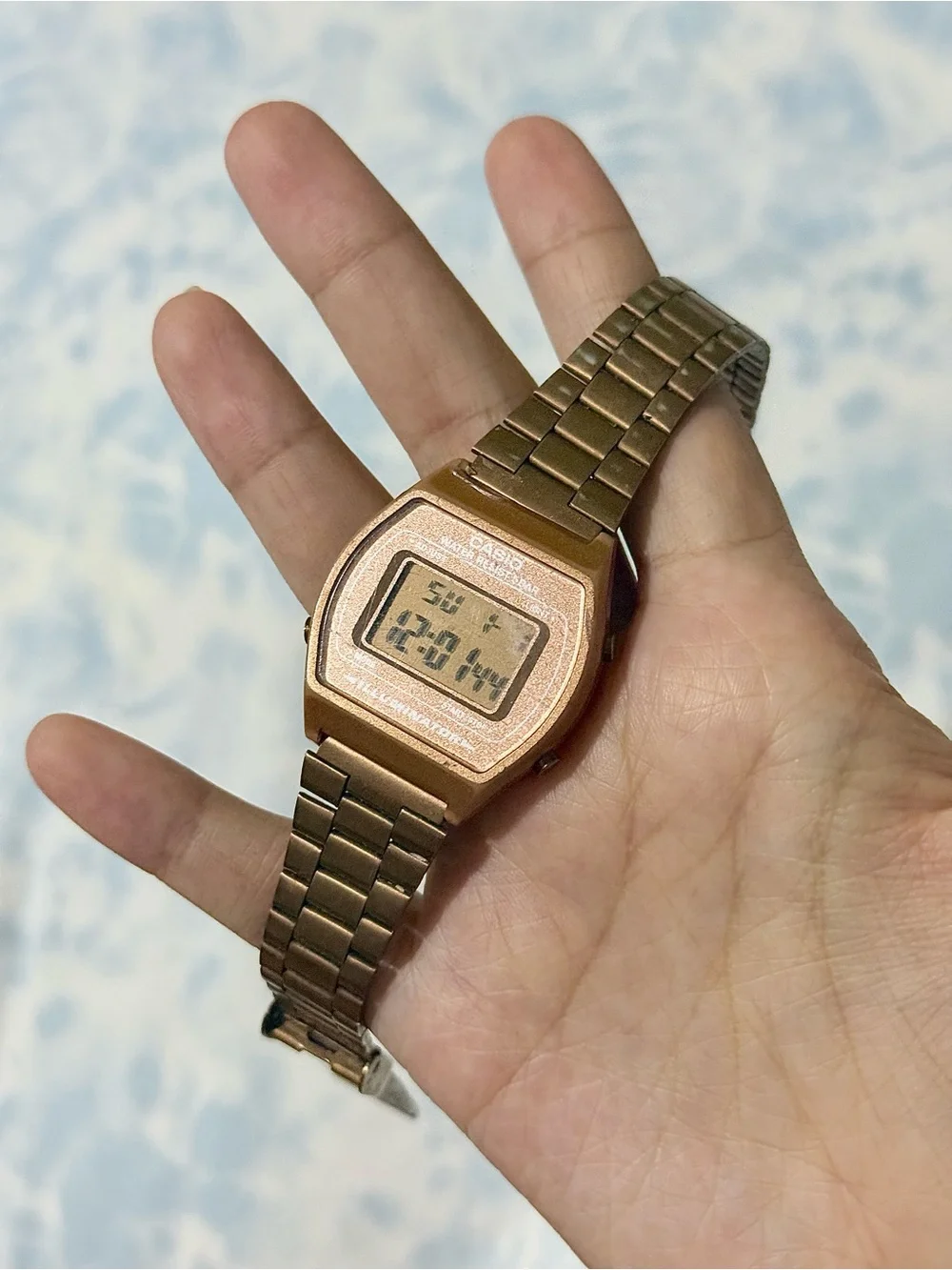 Casio Gold Digital Bracelet Watch